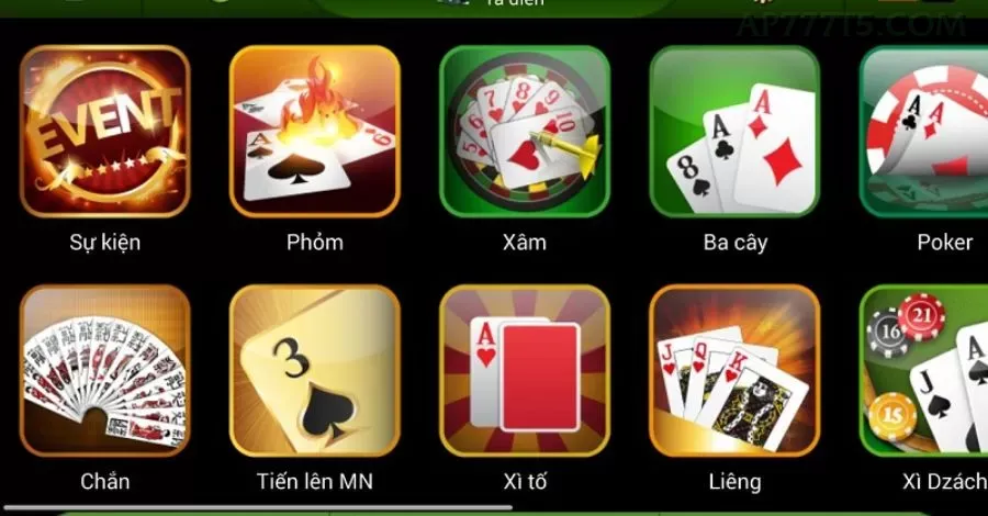 Interface do App ap777